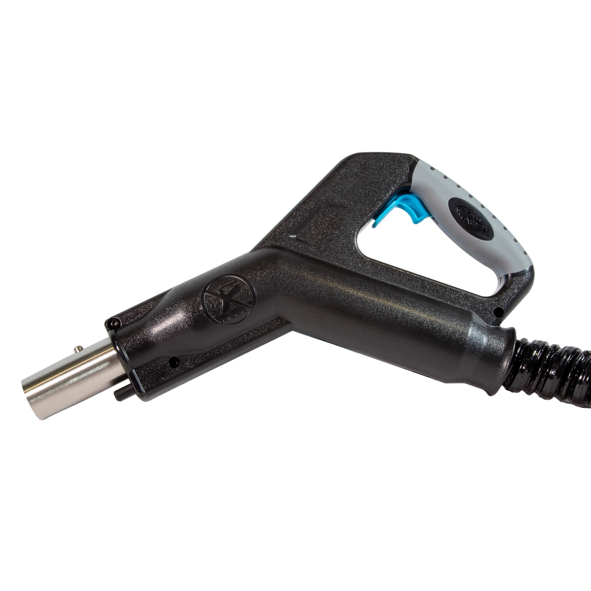 Rainbow SRX hose handle on white background.