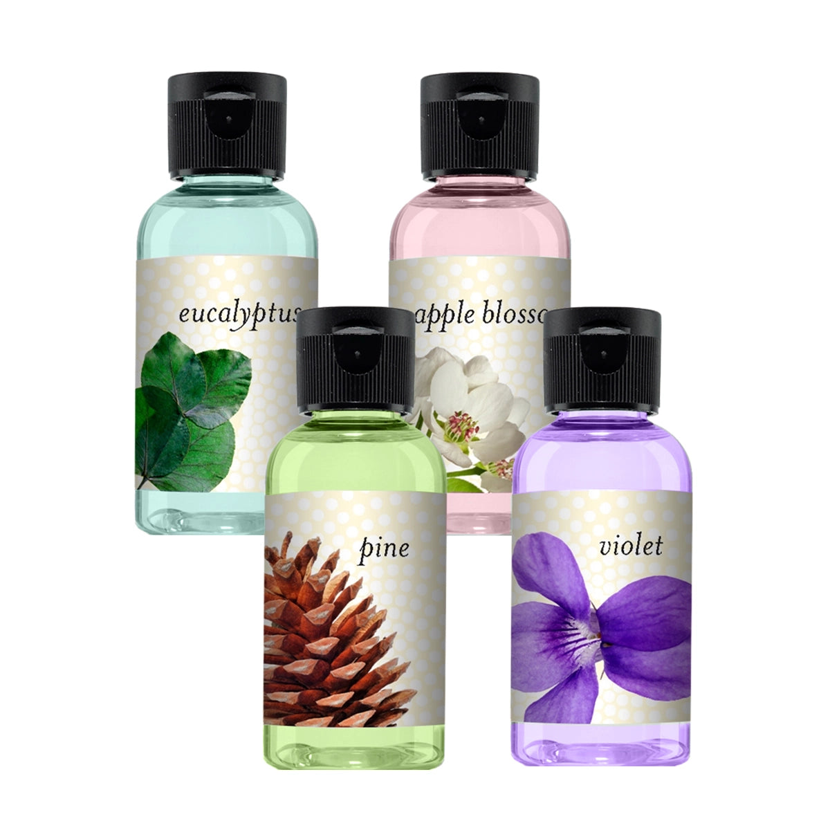 Eucalyptus, Apple Blossom, Pine, Violet