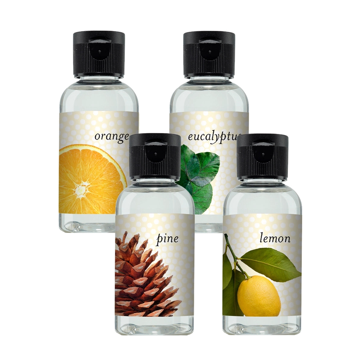 Orange, Eucalyptus, Pine, Lemon