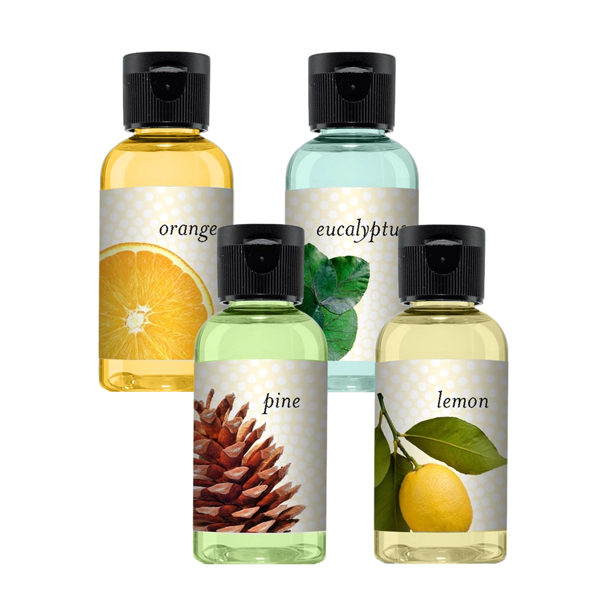 Orange, Eucalyptus, Pine, Lemon