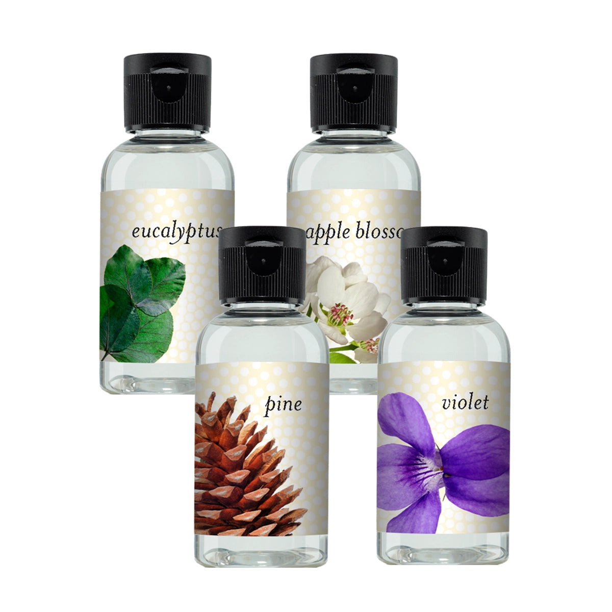 Eucalyptus, Apple Blossom, Pine, Violet