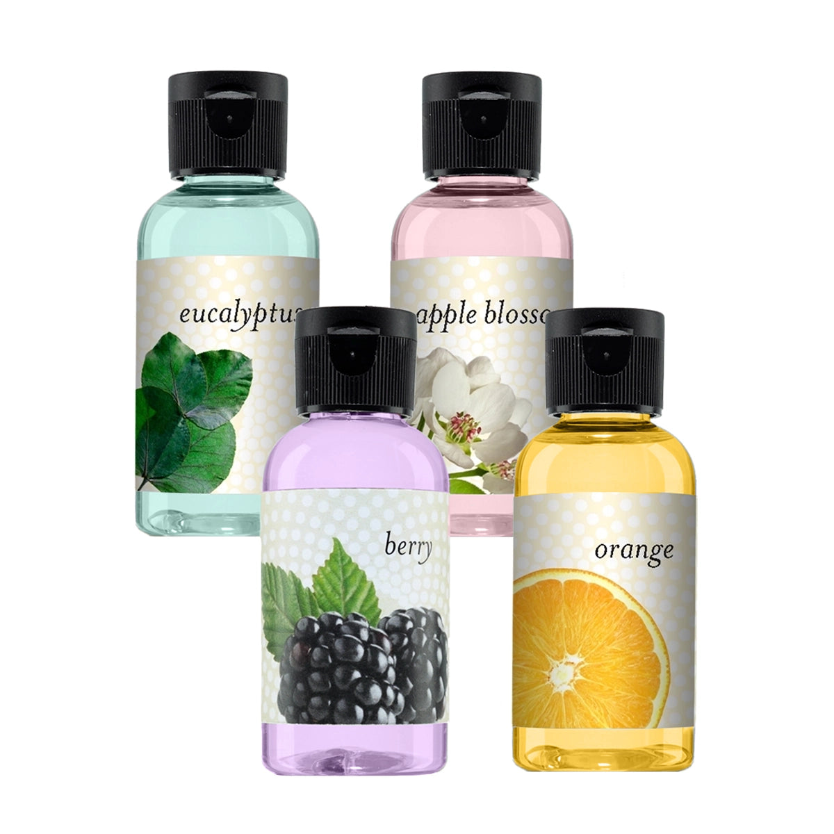 Eucalyptus, Apple Blossom, Berry, Orange