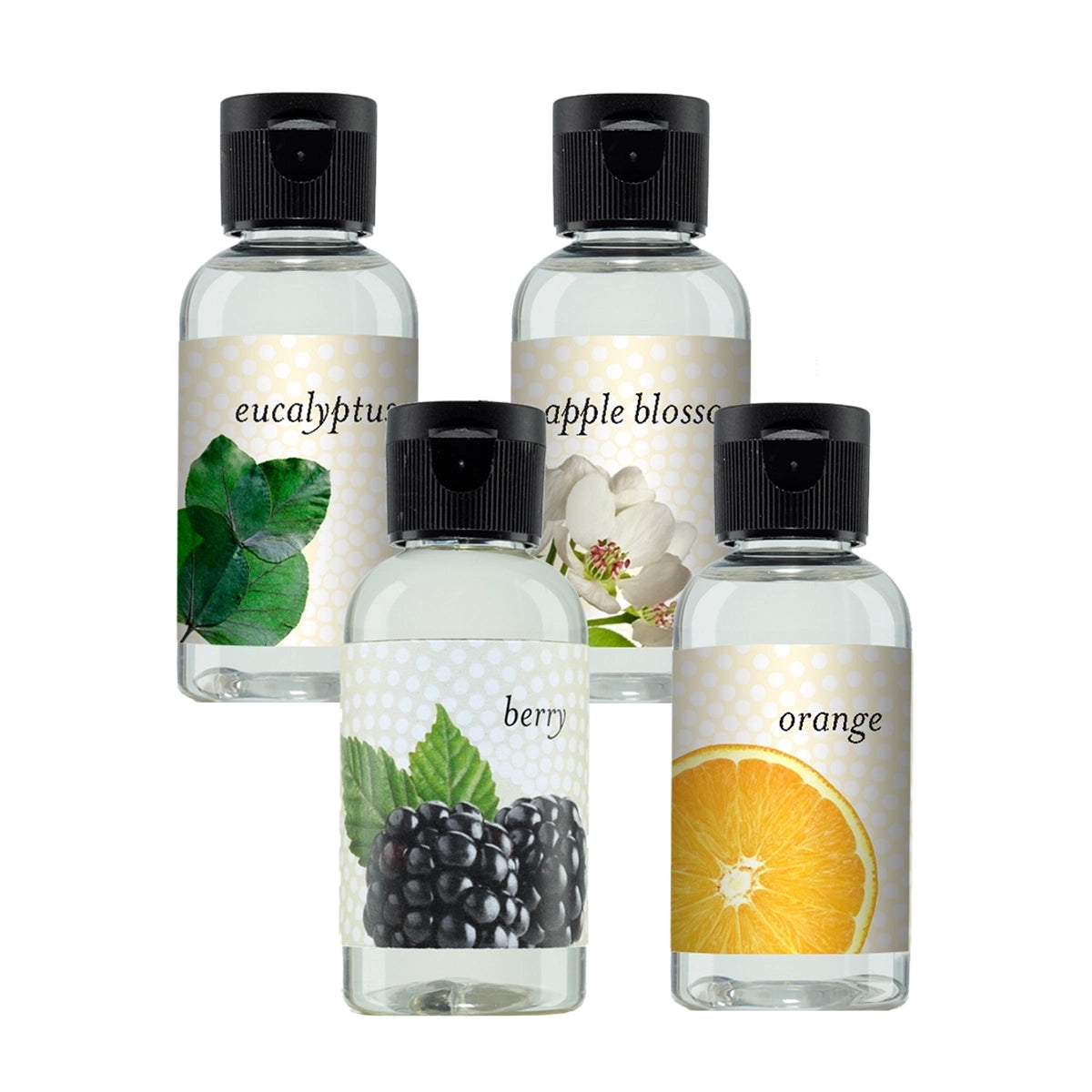 Eucalyptus, Apple Blossom, Berry, Orange