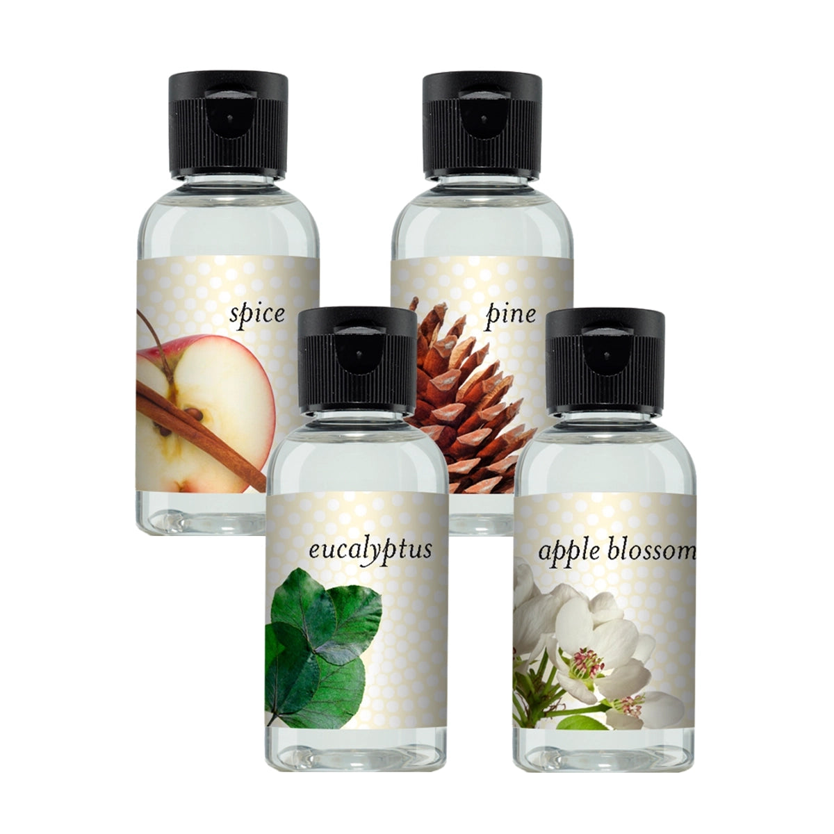 Spice, Eucalyptus, Pine, Apple Blossom
