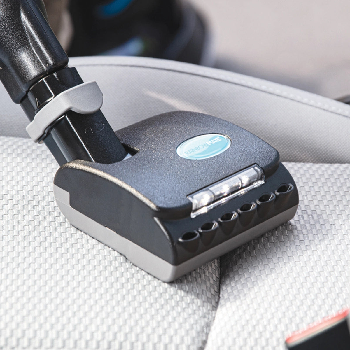 RainbowMate attachment on a car seat